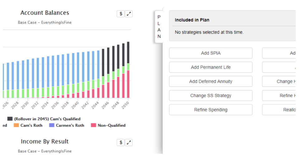 screenshot of Income InSight